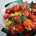 Parrot Tulips Bouquet