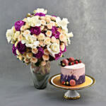 Serene Dreams Flowers and Cake