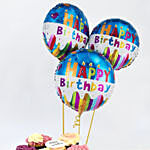 Yummy Cupcakes with Birthday Balloons