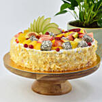 Vegan Fruit Cake with Plant