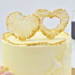 Affairs of Hearts Celebration Vanilla Cake