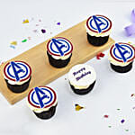 Avengers Birthday Cupcakes