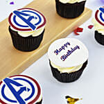 Avengers Birthday Cupcakes