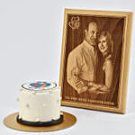 Best Parents Personalised Frame and Mono Cake