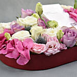 Floral Bed in Premium Tray with Montblanc Perfume