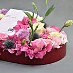 Floral Bed in Premium Tray with Montblanc Perfume