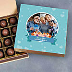 Personalised Parents Love Chocolate Box