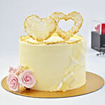 Affairs of Hearts Celebration Vanilla Cake