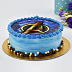 Avengers Logo Birthday Chocolate Cake Half kg