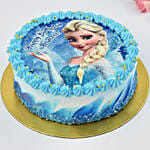 Princess Elsa Birthday Vanilla Cake One kg