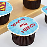 You Are My Hero Cupcakes