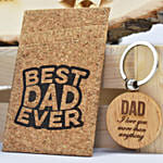 Personalised Hanging Wooden Log for Father Combo