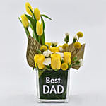 Love u Dad Lilies Arrangement