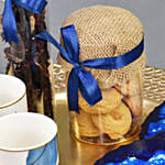 Tray of Tea Cookies and Cups