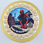 Spiderman Birthday Chocolate Cake 4 Portion