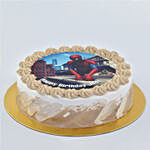 Spiderman Birthday Red Velvet Cake 8 Portion