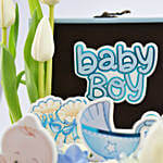 Baby Boy Flowers Box