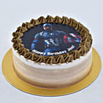 Captain America Birthday Red Velvet Cake 4 Portion