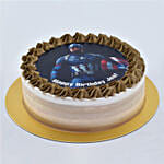 Captain America Birthday Red Velvet Cake 8 Portion