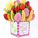 It’s a Girl Fruit Arrangement