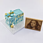 Celebration Delights Personalised Chocolate Cake With Frame