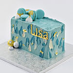 Celebration Delights Personalised Name Marble Cake