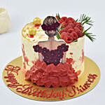 Happy Birthday Princess Marble Cake