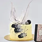Tiers of Joy Delectable Vanilla Cake with Mirzam Chocolates
