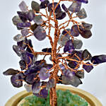 Purple Gemstones Wish Tree in Dome