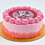 Cute Minni Mouse Birthday Marble Cake 4 Portion