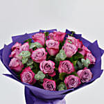 Eternal 20 Purple Rose Bouquet