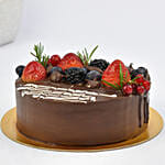 Berries Vegan Chocolate Cake 4 portion