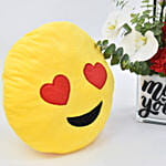 Miss You Flowers With Cushion