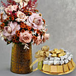 Al Naeem Florals and Chocolate Platter