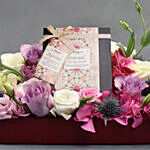 Floral Bed in Premium Tray With Mirzam Box