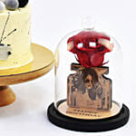 Tiers of Joy Delectable Marble Cake with Personalised Forever Rose