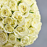 Timeless White Roses and Chocolates