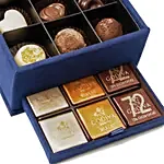 Godiva Royal Gift Box Mini Navy Blue