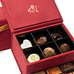 بوكس شوكولاته جوديفا البلجيكية الملكي الأحمر 18 قطعة
