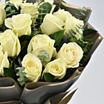 Serene 30 White Rose Bouquet