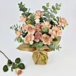 12 Cappuccino Roses Bouquet