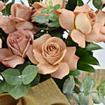 12 Cappuccino Roses Bouquet