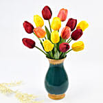 Artifical Tulips in a Premium Vase