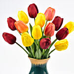 Artifical Tulips in a Premium Vase