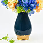 Artificial Flowers Arrangement of Tulips and Hydrangea