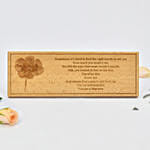 Rose Day Motivation Quote Plaque