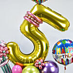 Birthday Numeric Single Balloon Arrangement