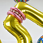 Birthday Numeric Single Balloon Arrangement