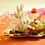 Sweets Ganesha and Diyas Platter