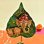 Ganesha Flute Tea Light Stand